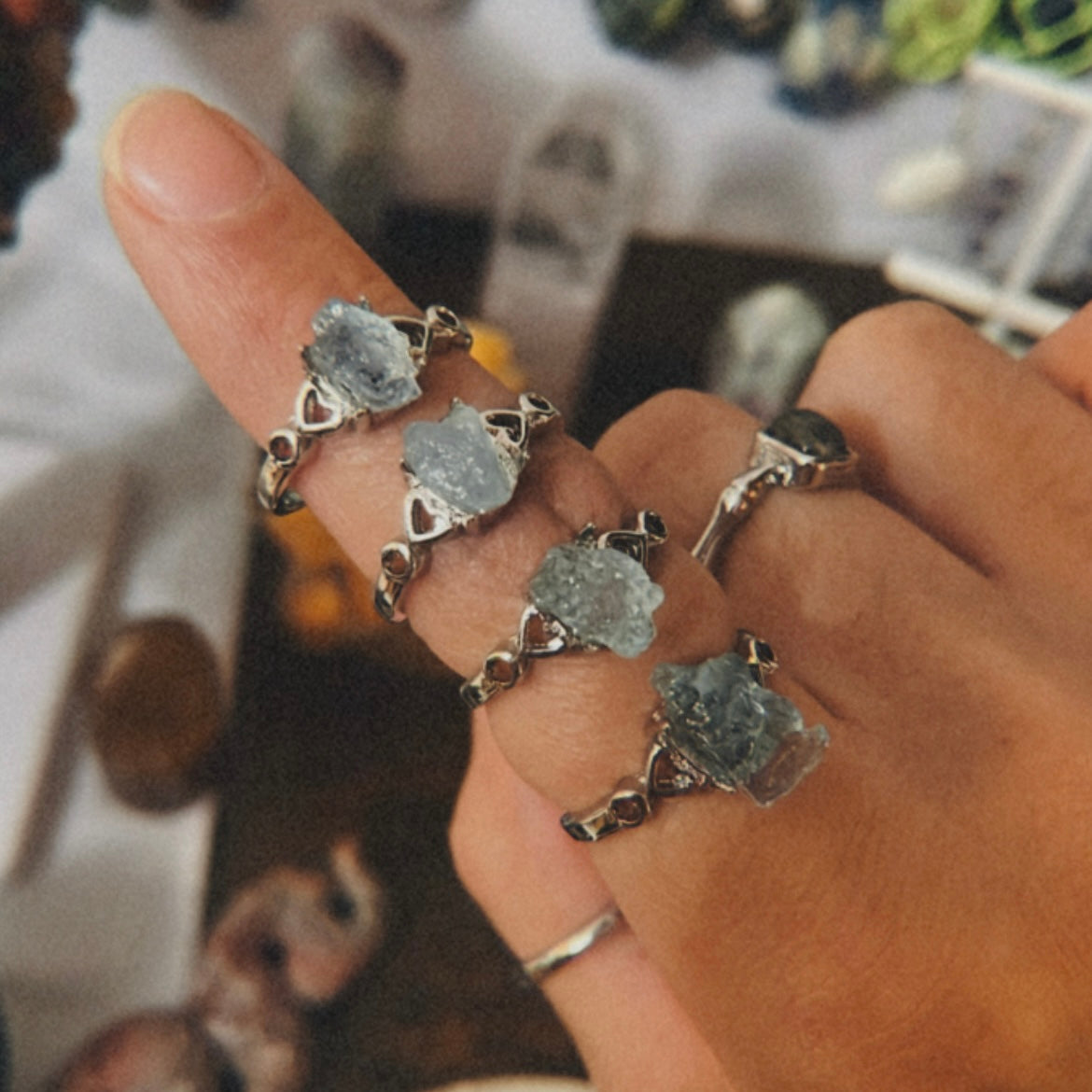 Aquamarine ring