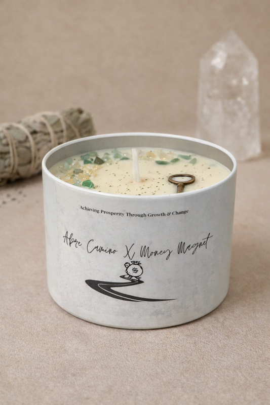 Abre Camino X Money Magnet candle