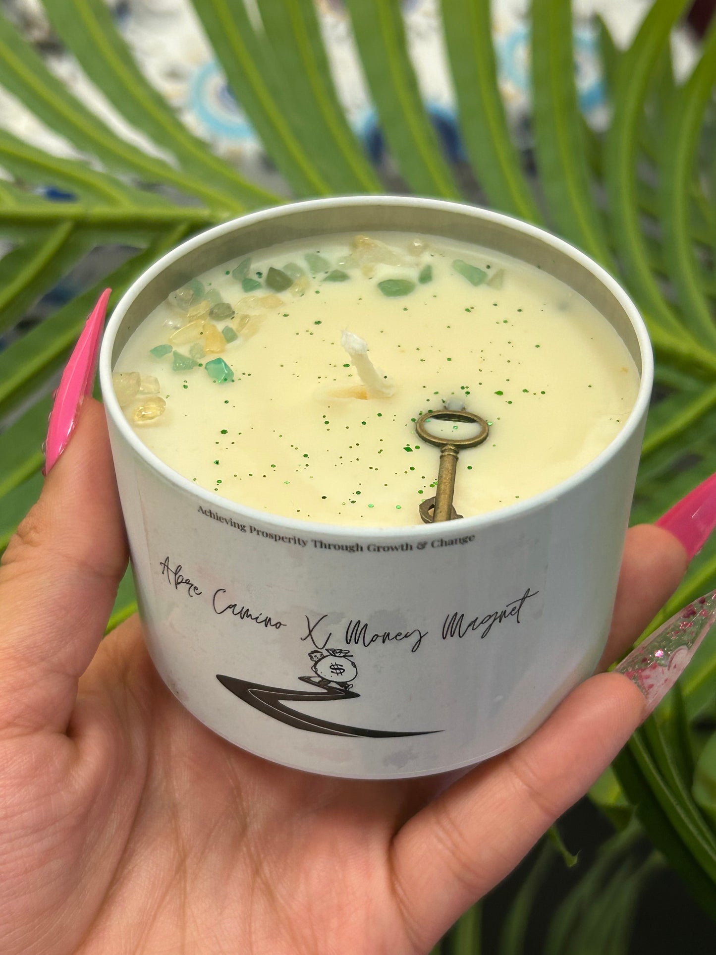 Abre Camino X Money Magnet candle