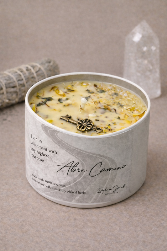 Abre Camino candle