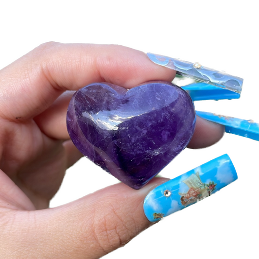 Amethyst Heart