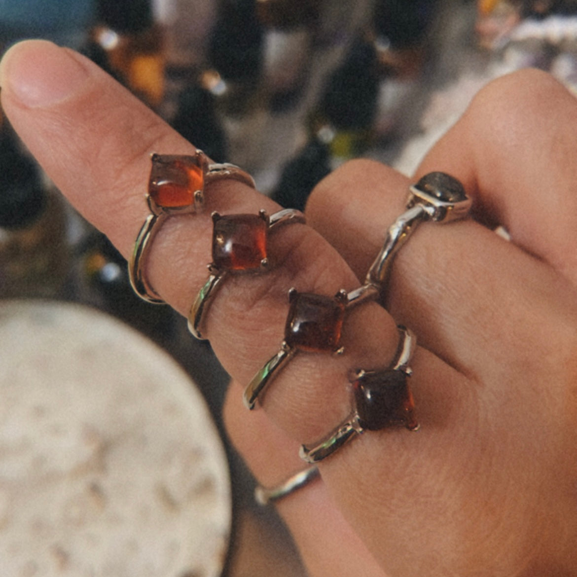 Garnet ring