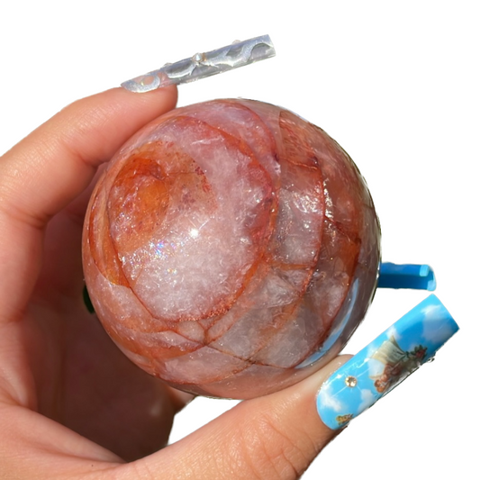 Fire Quartz sphere