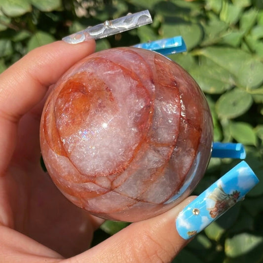 Fire Quartz sphere